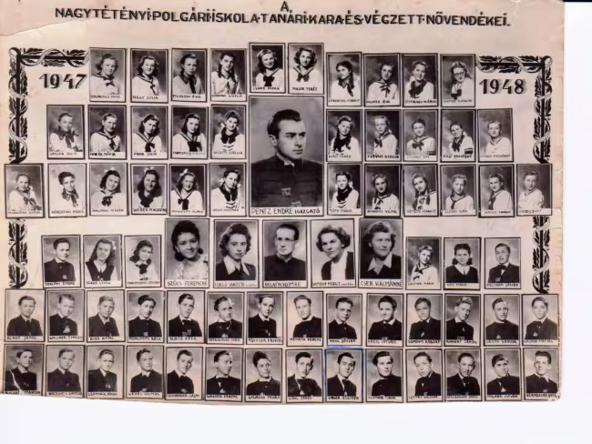 Polgári iskola 1947-48 végzettek